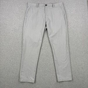 Tommy Bahama Pants Mens 36x30 (Fits 36x29) Gray On Par Tapered Stretch Golf